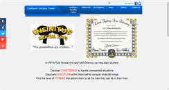 Desktop Screenshot of fitnessinfinitus.com